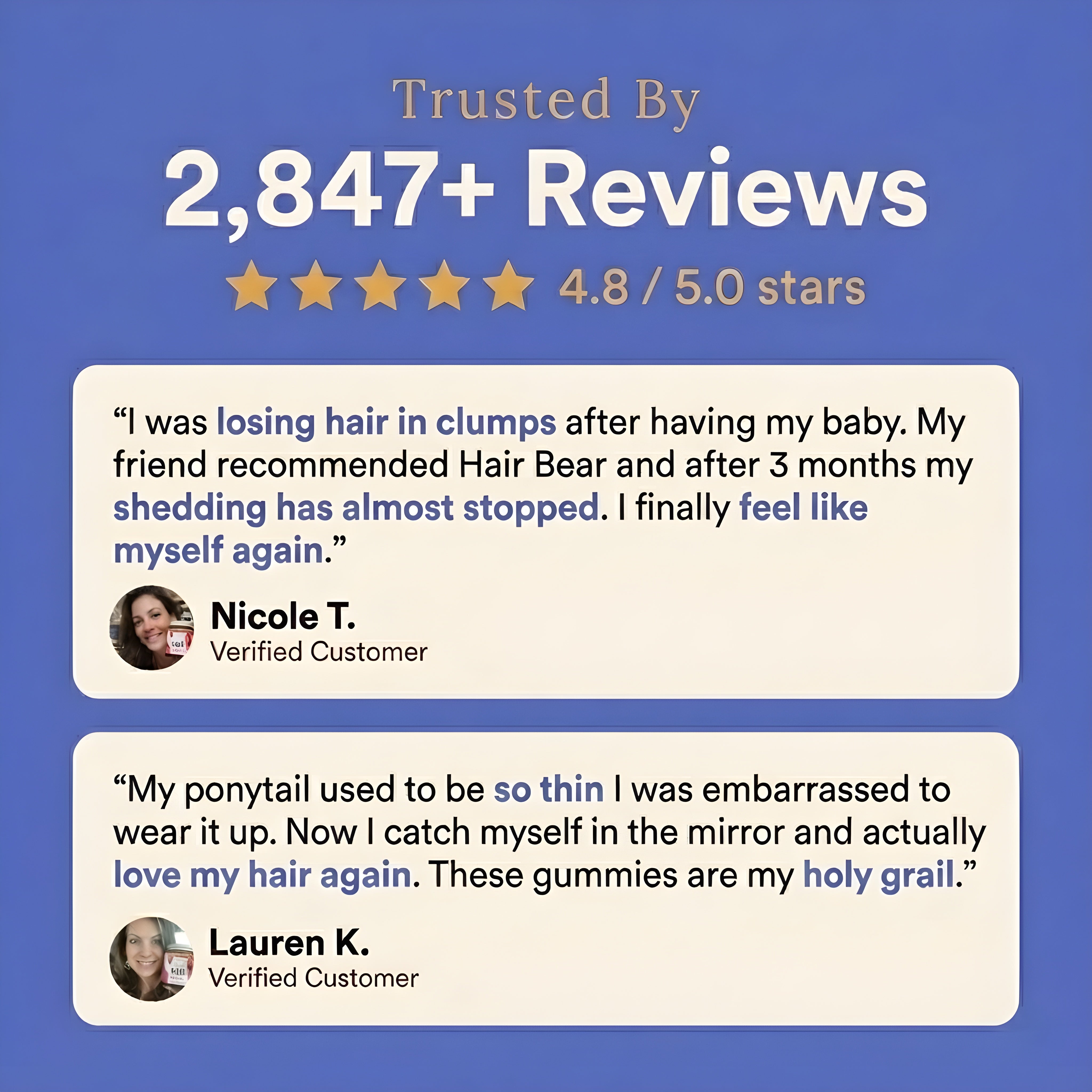 Hair Bear Biotin Gummies